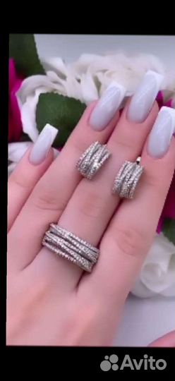 Серебряные серьги