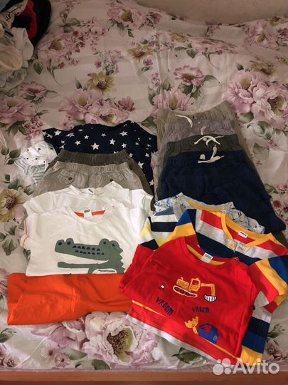 Вещи пакетом на мальчика 80,86,92