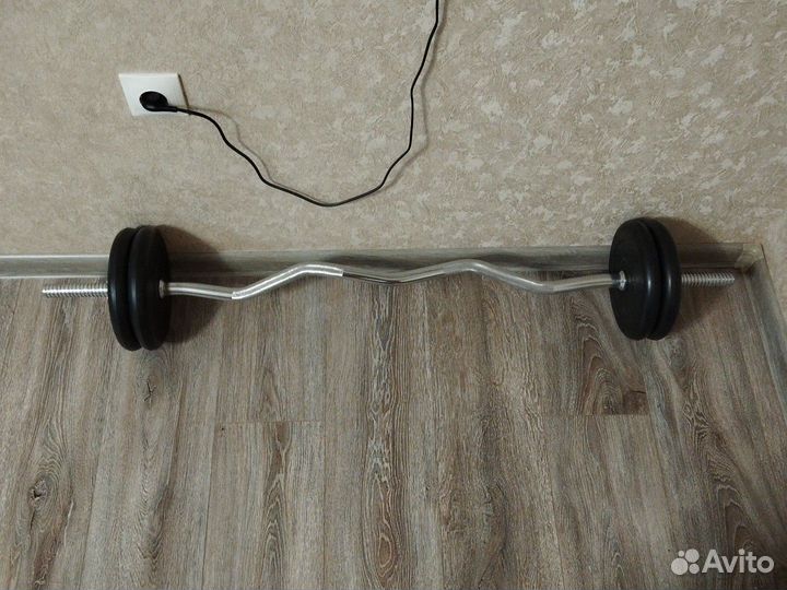 Штанга с блинами бу