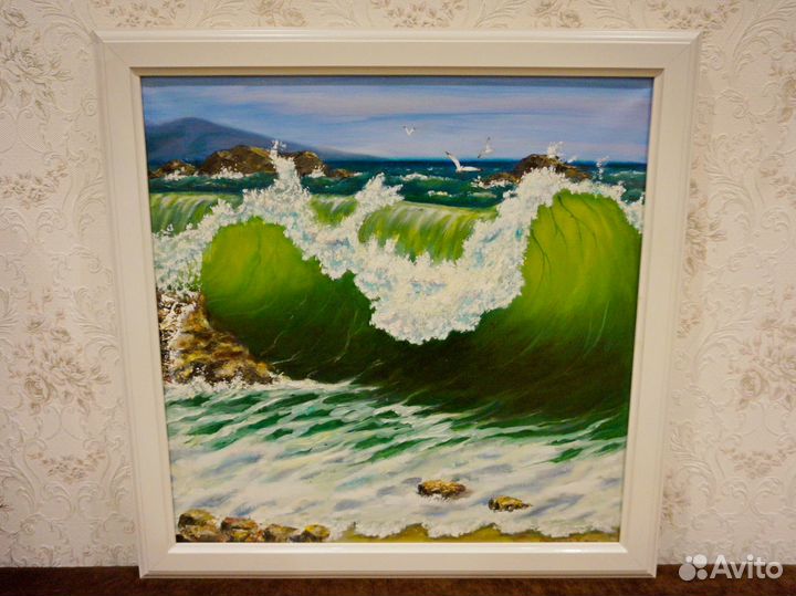 Картина маслом на холсте пейзаж 