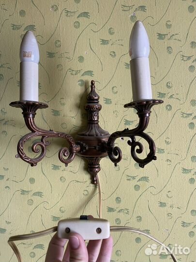 Настенный светильник бра СССР