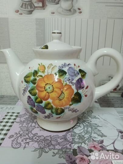 Чайник заварочный фарфор