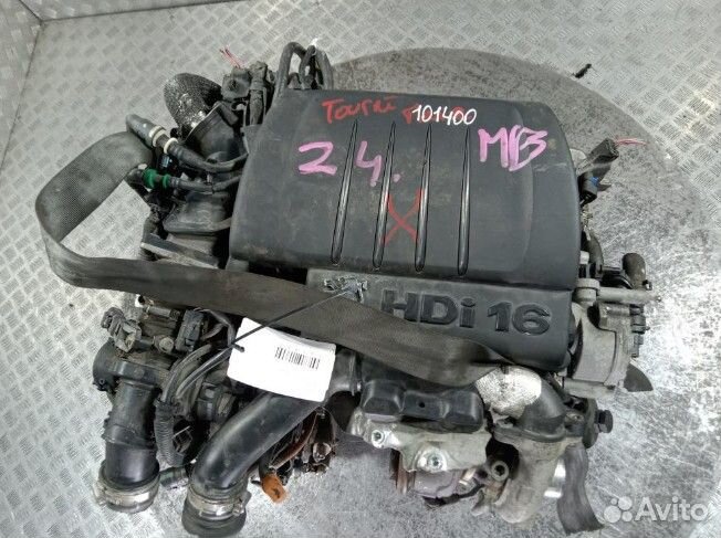 Двигатель 9HW Citroen Berlingo 1.6 Дизель (02-12)