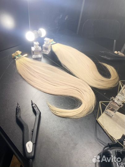 Волосы натуральные 75 см славянка Haer Hop