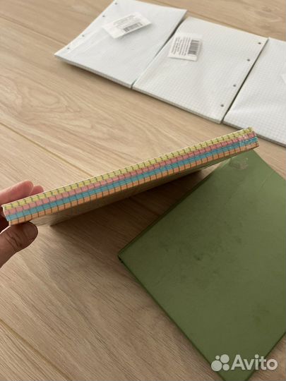 Сменный блок А5 и тетрадь на кольцах