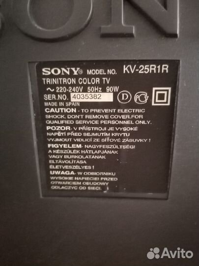 Телевизор sony
