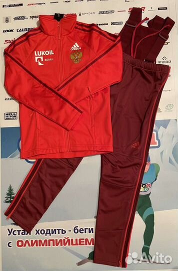 Лыжные разминочные тренировочные костюмы adidas