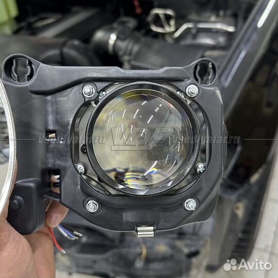 Переходные рамки для замены линз в фарах BMW X5 E5