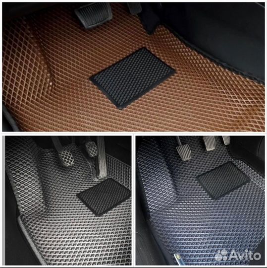 Коврики в машину ева в подарок подпятник + 2 лого