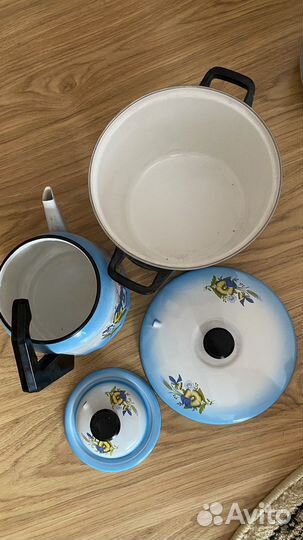 Эмалированная посуда СССР новая