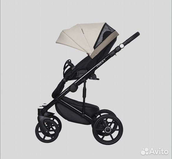 Коляска детская Riko Basic Ozon 3 в 1 бежевая