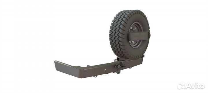 Бампер силовой задний Toyota Land Cruiser Prado 15