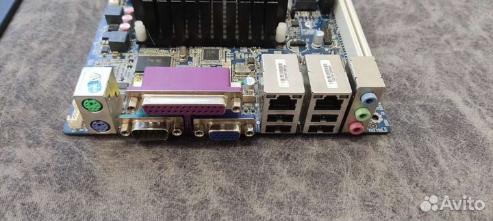 Материнская плата itx intel atom 2600n