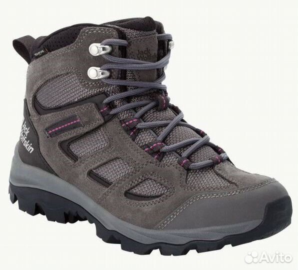 Ботинки JW Vojo 3 Texapore Mid tarmac grey/pink ж