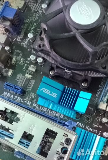 Материнская плата ам3+/Fx4350/ddr3 4gb/куллер