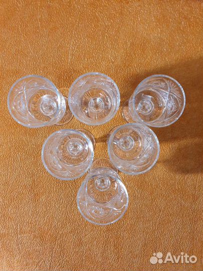 Фужеры менажница хрустальные СССР