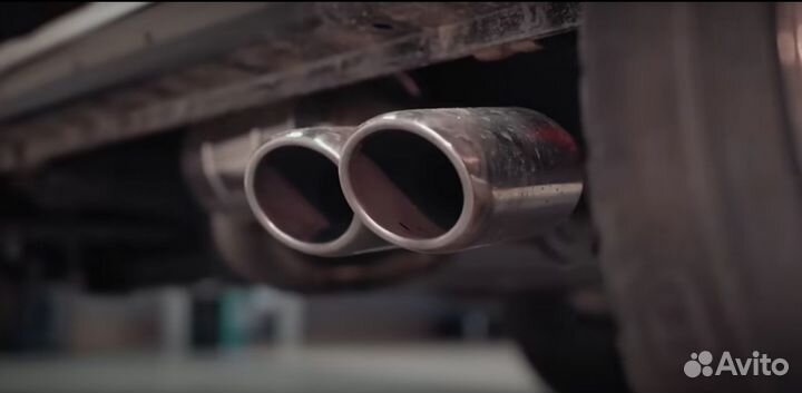 Выхлоп на Suzuki Jimny jb74 в духе G-Wagen AMG