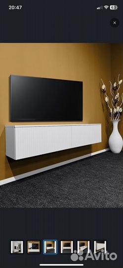Навесная тумба под тв