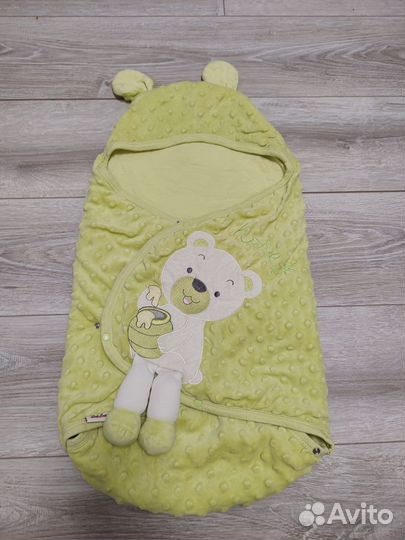 Пледик конвертик для малыша