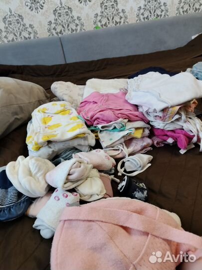 Вещи пакетом для девочки 56 - 68