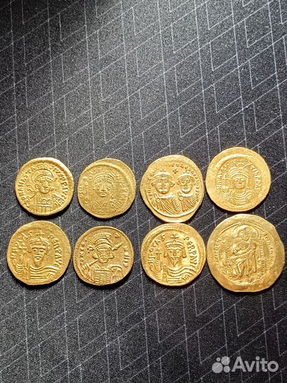 Византия солид Золото Подлинные