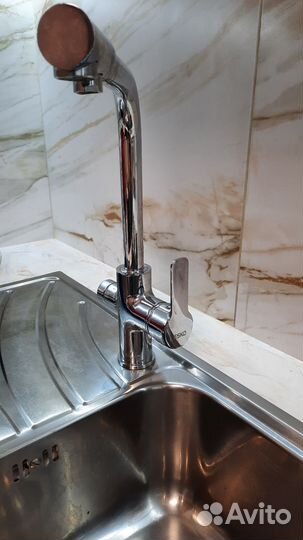 Смеситель для кухни с фильтром бу