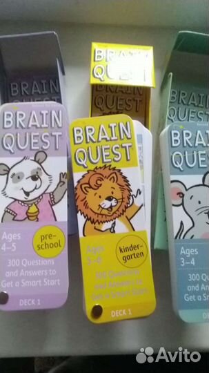 Brain Quest английский веера 3-4 4-5 5-6