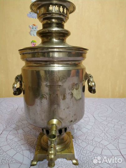 Самовар угольный старинный