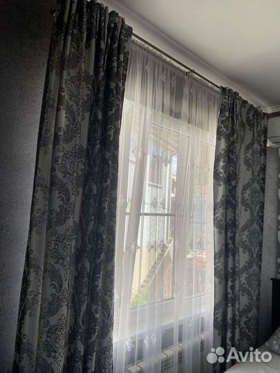 Комплект шторы и тюль бу