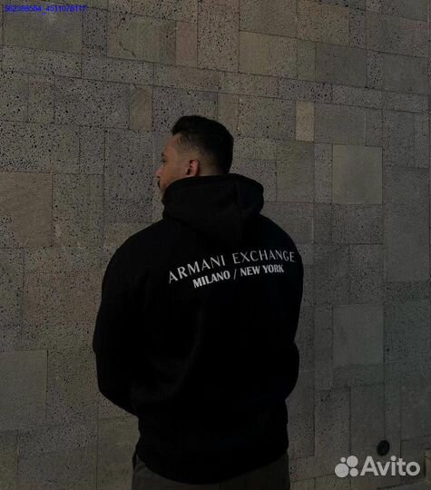 Зип худи Armani Exchange (лучшее качество) (Арт.38778)