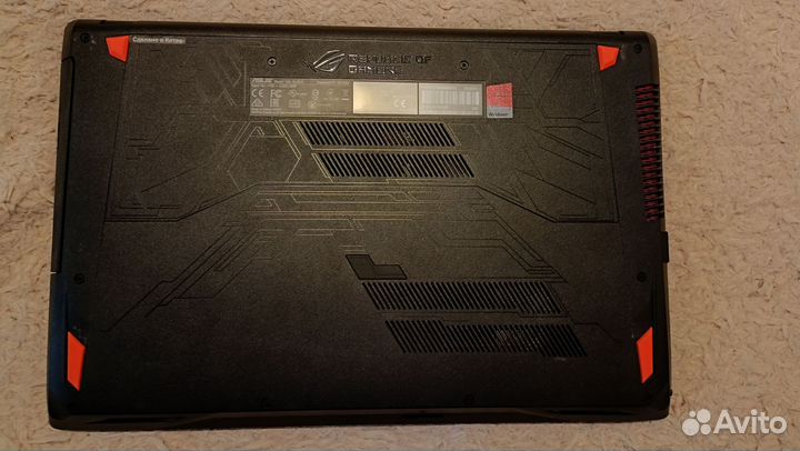 Ноутбук игровой asus GL553V