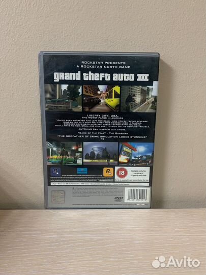 Grand Theft Auto 3 (III) (GTA 3) (Platinum) PS2