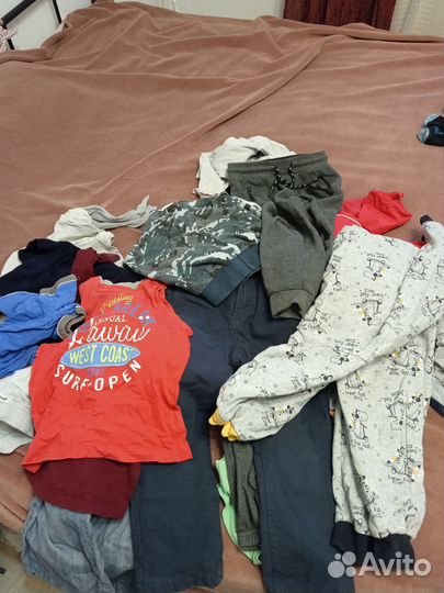 Большой пакет вещей на мальчика 5л