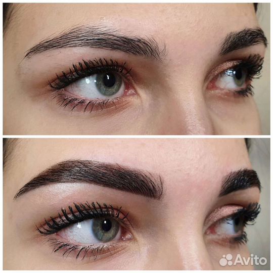 Архитектура бровей, ламинирование ресниц