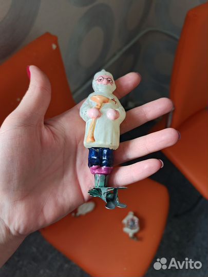 Елочные игрушки на прищепке