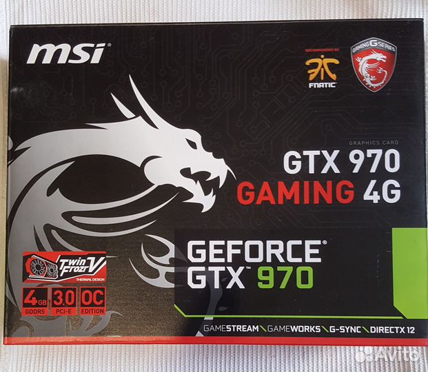 MSI GeForce GTX 970 gaming 4G