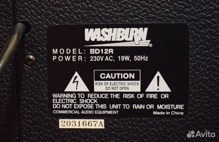 Гитарный комбоусилитель Washburn Bad dog BD12R