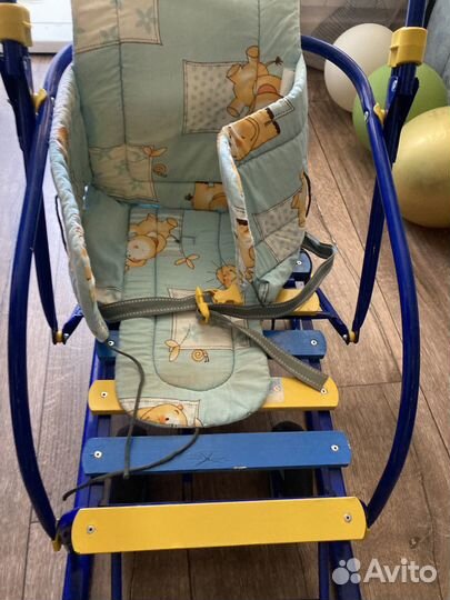 Детские санки с колесами