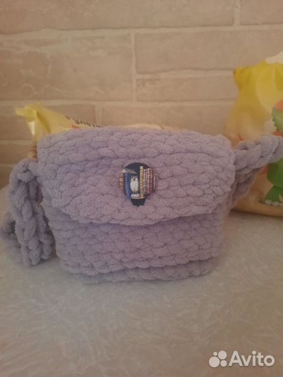 Сумка вязаная детская