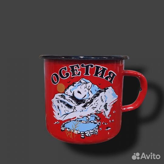 Эмалированная кружка