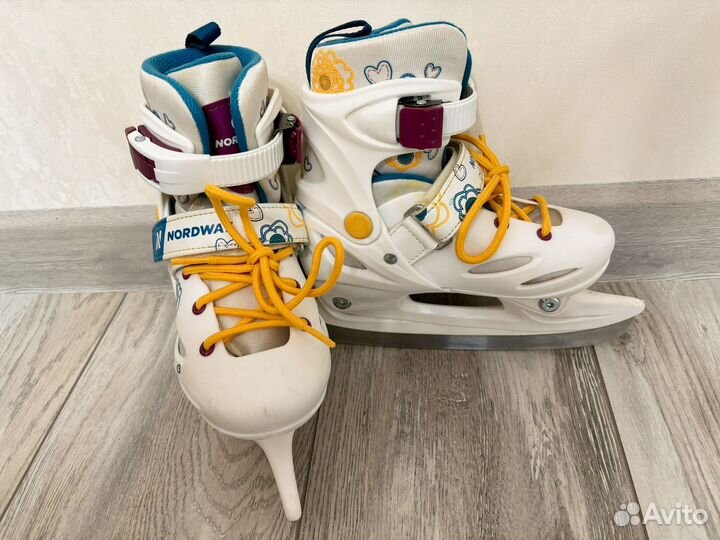 Коньки детские раздвижные 30-33