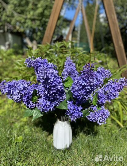 Интерьерная сирень копия живого цветка