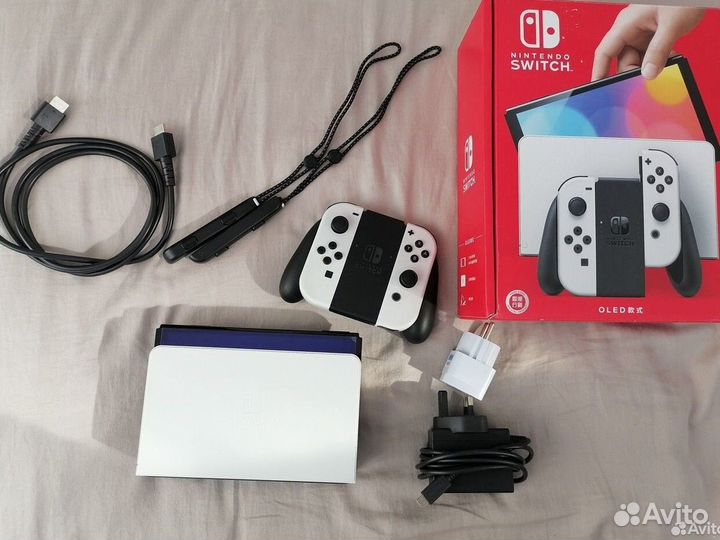 Nintendo switch oled 64 gb+128gb