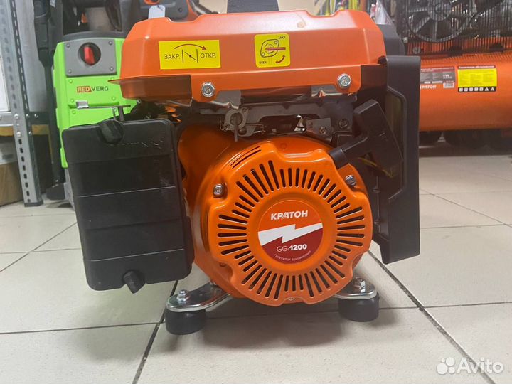 Бензиновый генератор кратон GG-1200