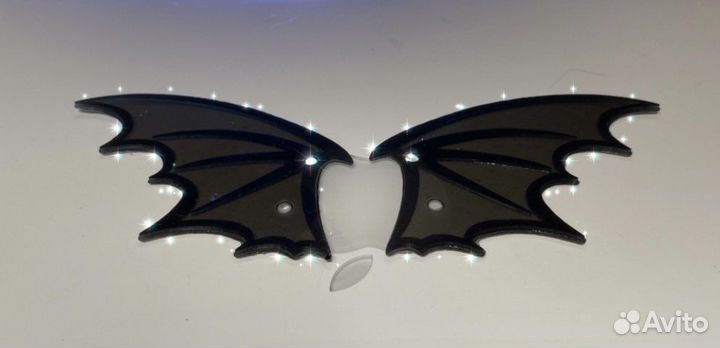 Крылья летучий мыши на шнурки