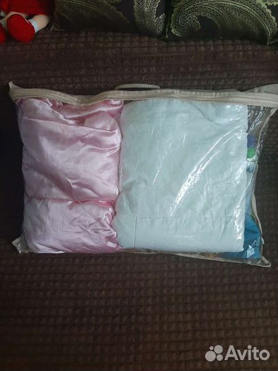 Детское одеяло в кроватку+2 наволочки