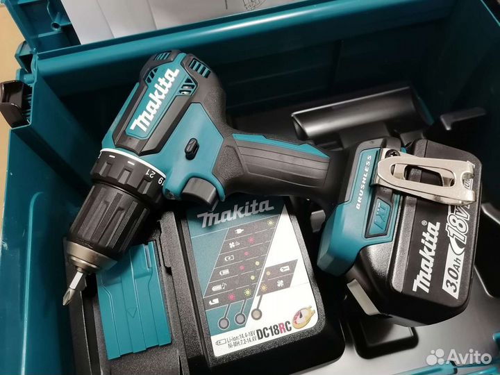 Шуруповерт Makita DDF485 (1x3.0Ah, зу, Makpac)