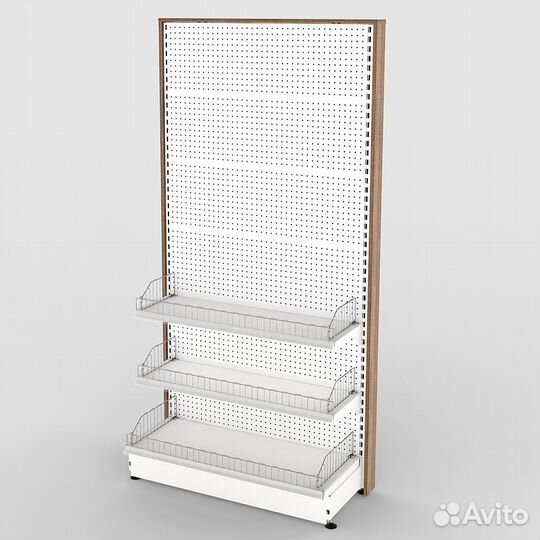 Стеллаж пристенный перфорированный спмп 240-100