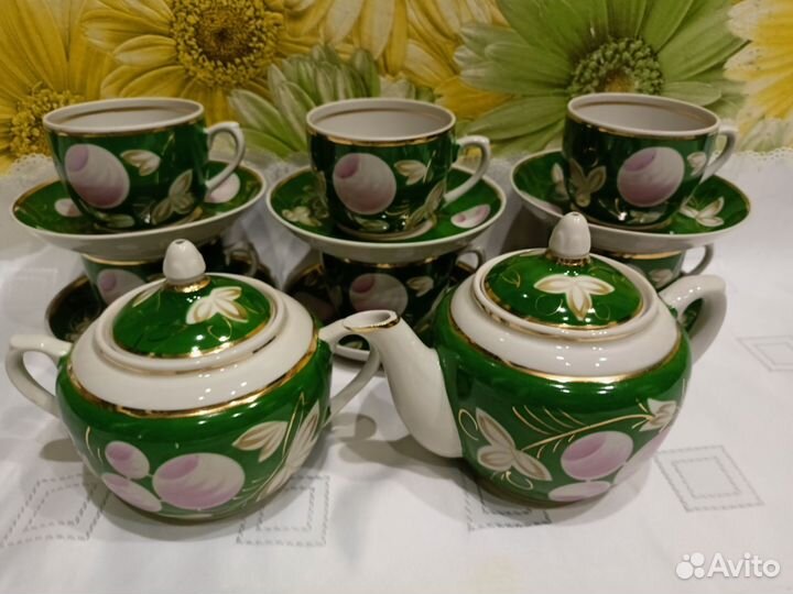 Сервизы разные кофейные,чайные,столовые ГДР