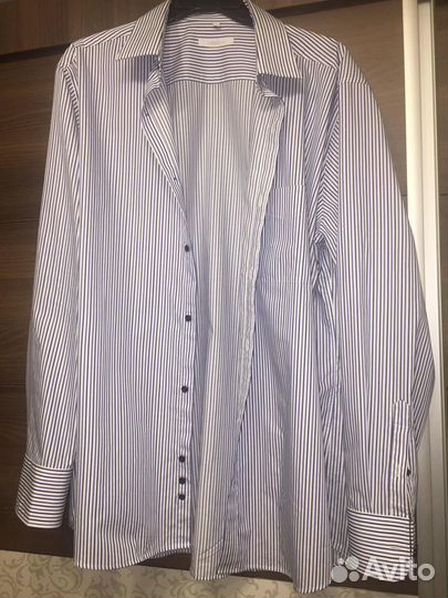 Рубашки фирменные 45-46 ворот хлопок